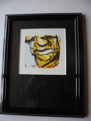 Herman Brood - Ingelijste zeefdruk: Portret 1 kopen? Bied vanaf 60!