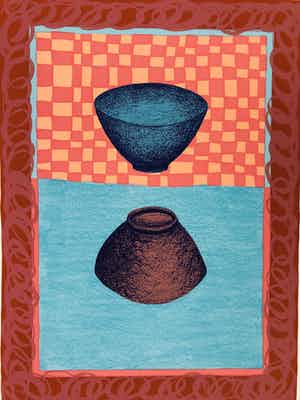 Bob Negryn - 2 kommetjes verkocht voor € 75!