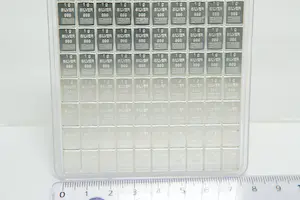 56 - Valcambi Suisse massief Zilveren .999 baartje - 100 x 1 gram - in plastic kopen? Bied vanaf 120!