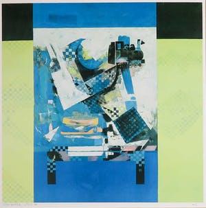 Theo Bitter - Offset litho, Zonder titel kopen? Bied vanaf 1!