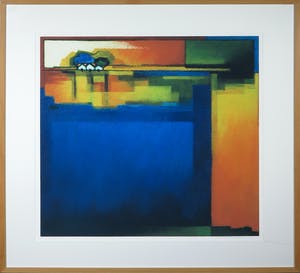 Maria Megens - Zeefdruk, Zonder titel - Ingelijst (Groot) kopen? Bied vanaf 70!