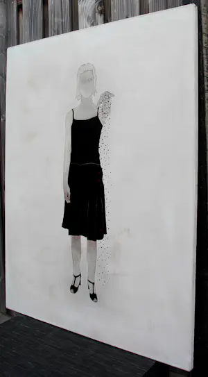 Yves Velter - Olieverf op doek: "Grouth" - 2007 (groot werk!) kopen? Bied vanaf 1999!