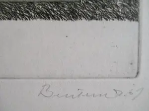 Niet of onleesbaar gesigneerd - 11 etsen div. kunstenaars oa Lehmann Cabell Harris Kirchgaesser kopen? Bied vanaf 1!