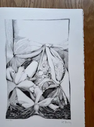 Pol Bury - Gesigneerd werk uit kunstmap - EA 14/40 - In nieuwstaat kopen? Bied vanaf 75!