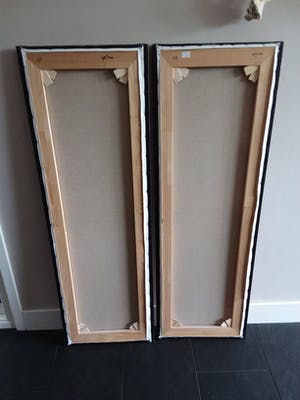 Hans van den Berg - Tweeluik vrouwen in doeken kopen? Bied vanaf 75!