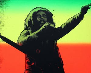 Niet of onleesbaar gesigneerd - zeefdruk: Bob Marley kopen? Bied vanaf 10!