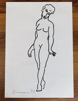 Bruneau - Naakt portret kopen? Bied vanaf 90!