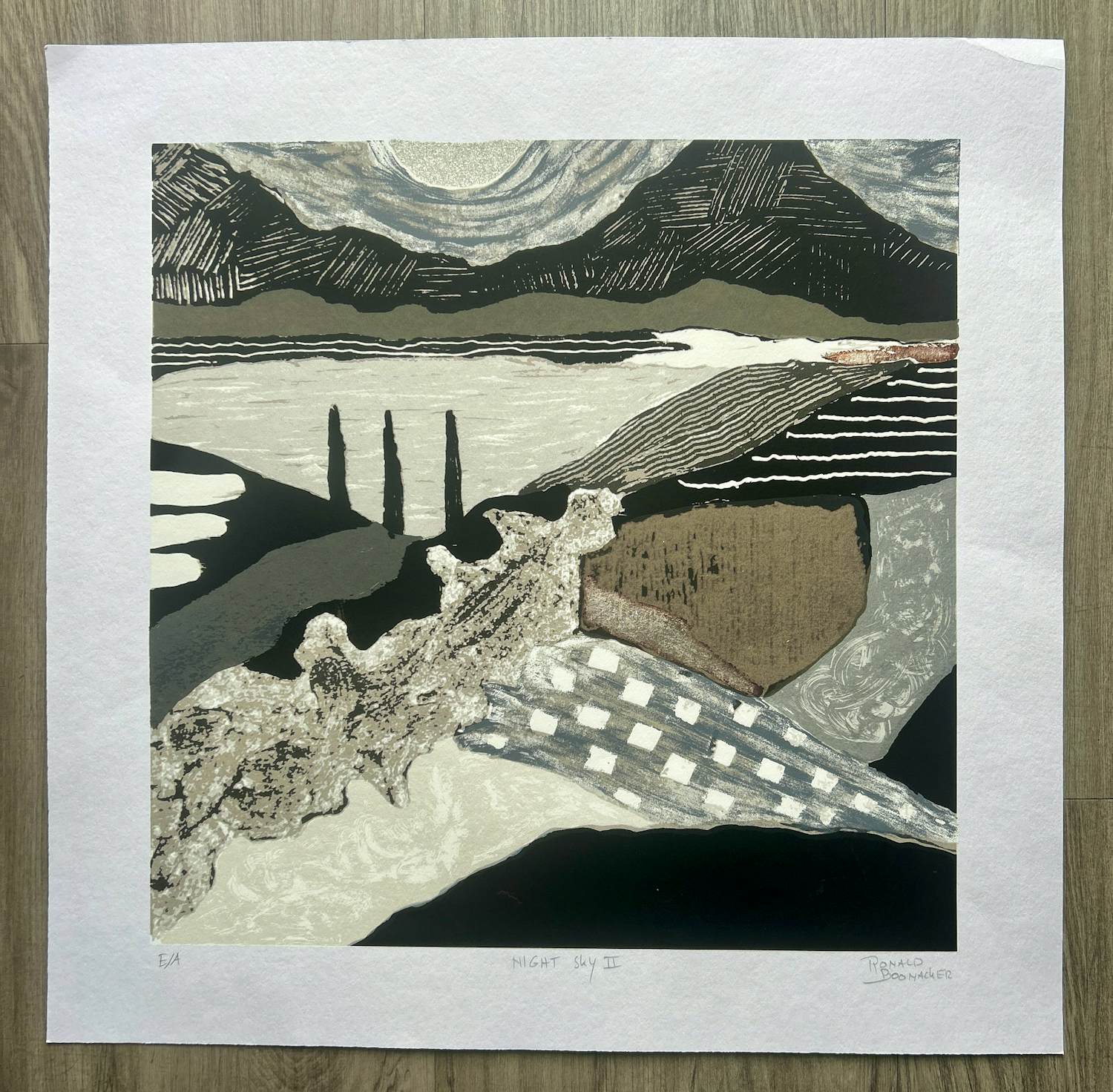 Buy Ronald Boonacker - Night Sky II? Bid from 45!