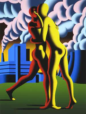 Mark Kostabi - Giclée, The Third Secret verkocht voor € 1!