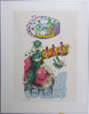 Slavica Kekic - Litho, Ben Naviza - Ingelijst kopen? Bied vanaf 1!