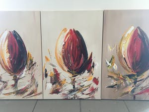 Gena Genadyj - Tulpen “ Drie Luik “ kopen? Bied vanaf 180!