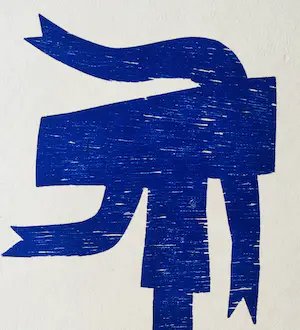 Klaas Gubbels - houtdruk 'Zijwaarts ’ - 2022 kopen? Bied vanaf 385!