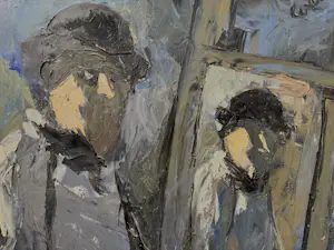 Karel Frank Carwalho - De schilder met zijn schilderij kopen? Bied vanaf 200!