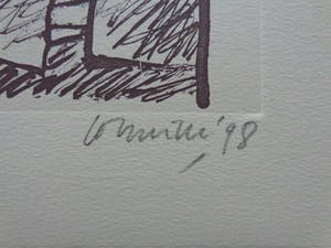 Corneille - VROUW / FEMME / ZW-W LITHO / 28x21cm / SIG / 1998 kopen? Bied vanaf 40!