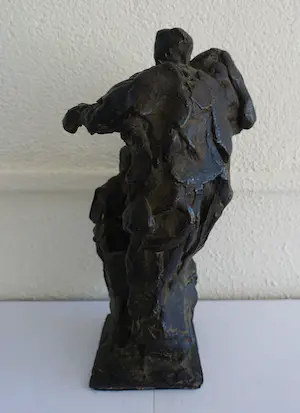 Brons (Onbekend) - Abstracte figuren , heel bijzonder beeld. kopen? Bied vanaf 230!