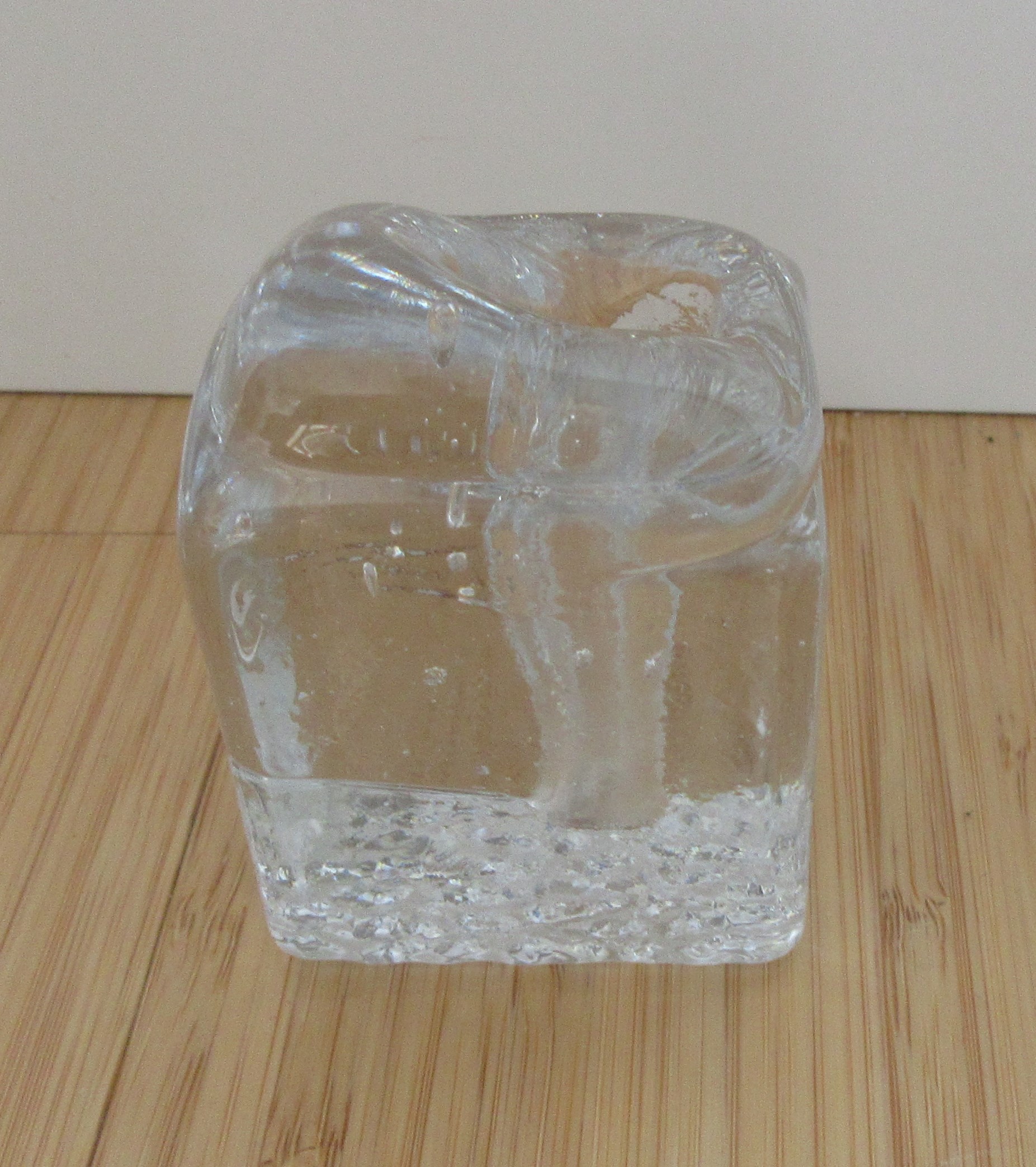 Ritzenhoff AG - Twee vintage blokglazen kandelaren kopen? Bied vanaf 10!