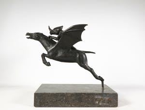 Tom Frantzen - Brons, Triceratops-ruiter kopen? Bied vanaf 350!