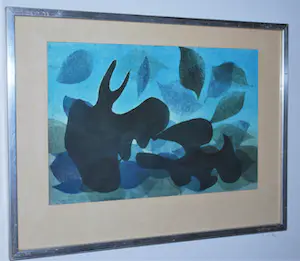 Guus Hellegers - uniek werk van deze beeldhouwer uit 1971 (ingelijst) -> incl. boek! kopen? Bied vanaf 150!