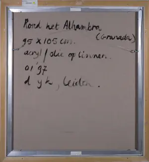 Martin van Dijk - Rond het Alhambra (Granada), groot ! kopen? Bied vanaf 345!