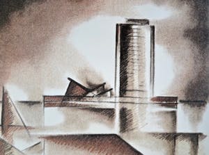 Jeroen Henneman - Westeinderplas met Zeilschepen en Watertoren - Litho - Kleine oplage kopen? Bied vanaf 10!