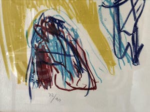 Asger Jorn - Jaune-bleu kopen? Bied vanaf 1650!