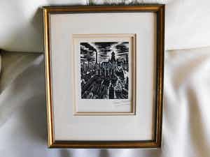 Frans Masereel - Oude haven. verkocht voor € 55!