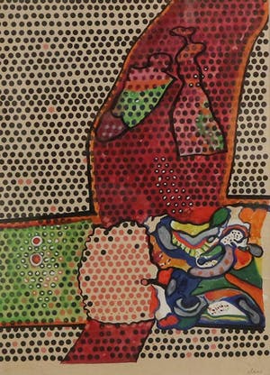 Hugo Claus - aquarel kopen? Bied vanaf 300!