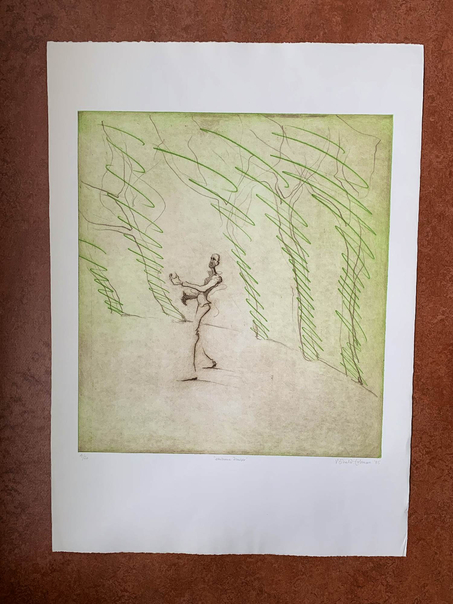 Ronald Tolman - Ets De Eenzame Danser 1985 4/20 kopen? Bied vanaf 69!