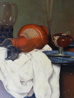 Niet of onleesbaar gesigneerd - stilleven met roemer en schenkkan kopen? Bied vanaf 1!