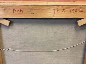 Buy Lucebert - De hemelese Boden, Groot werk in olieverf op doek? Bid from 7500!