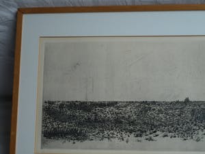 Fred Fritschij - Ingelijste ets , Landschap III – gesigneerd – 1971 – nr 4 van 8 kopen? Bied vanaf 42!