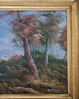 Robert De Man - Landschap met rivier en boerderij kopen? Bied vanaf 75!