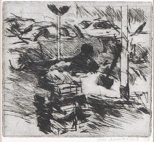 Ton Sandfort - Ets, Straatscène kopen? Bied vanaf 1!