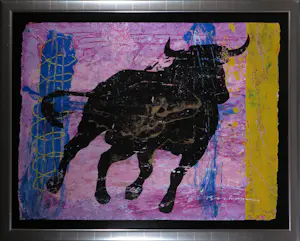 Leon Bosboom - Acryl op papier, Ganador 04 - Ingelijst (Groot) kaufen? Bieten Sie von 100!