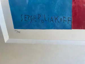 Serge Poliakoff - Composition bleue, rouge et verte kopen? Bied vanaf 1500!