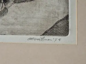 Bertus Voortman - een hele mooie droge naald Ets "appelen" in zeer kleine oplage (4) gemaakt kopen? Bied vanaf 37!