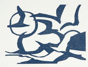 Paul Overhaus - Houtsnede, Lot van drie voorstellingen kopen? Bied vanaf 20!