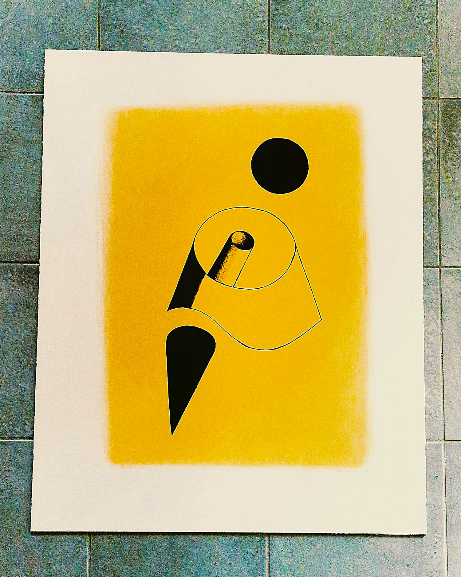 Vera de Groot - Grote gemengde techniek (pastel,inkt) "Hystar IV" gesigneerd kopen? Bied vanaf 41!