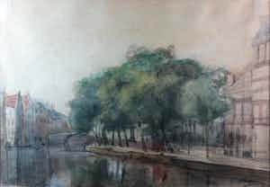 Jan Hillebrand Wijsmuller - Stadsgracht verkocht voor € 175!