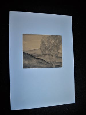 Willem van den Berg - Originele Inkttekening - Karakteristiek verstild Landschap - vanaf 1€ ! kopen? Bied vanaf 1!