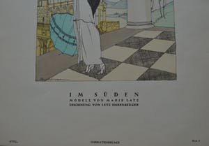 Niet of onleesbaar gesigneerd - 5 pochoirs uit 'STYL' 1922/1923 kopen? Bied vanaf 1!