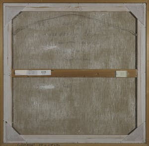 Ed Toorenburg - Olieverf op doek, Vuurdoorn tegen helling van berg - Ingelijst (Zeer groot) kopen? Bied vanaf 1!