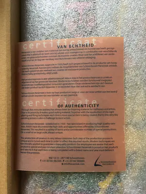 Corneille - Unieke grote vaas van Corneille in originele doos kopen? Bied vanaf 78!