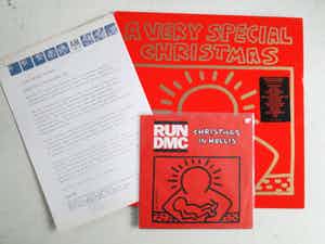 Keith Haring - A very special Christmas - Met singel RUN DMC singel Christmas in Hollis (rare verkocht voor € 40!