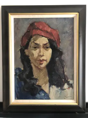 Rien Goené - Portret van een jonge vrouw kopen? Bied vanaf 600!