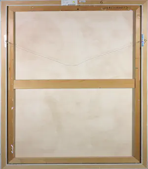 Jan te Wierik - Olieverf op doek, Compositie 36 - Ingelijst (Groot) kopen? Bied vanaf 2600!