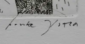 Bouke Ylstra - 3 etsen en een boek "Etsen 1953 - 1993" kopen? Bied vanaf 75!