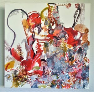Paul Louis Van Den Bergh - Acryl op canvas- "Hoop" - Gesigneerd kopen? Bied vanaf 40!