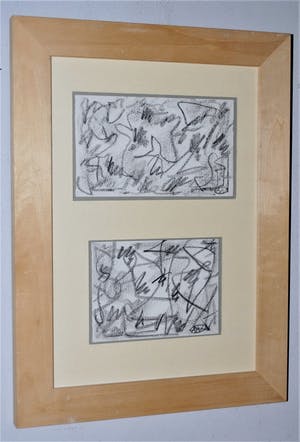 Andre van der Vossen - 2 tekeningen kopen? Bied vanaf 60!