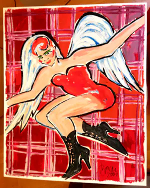 Elvira Bach - Angel kaufen? Bieten Sie von 1100!